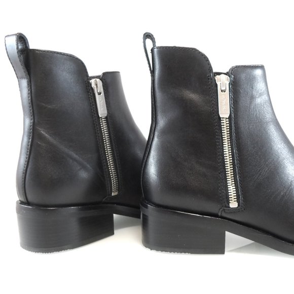 NWT$525 3.1 Phillip Lim Alexa Leather Ankle Bootie Dual Side Zippers Boots 38.5 - Picture 14 of 17